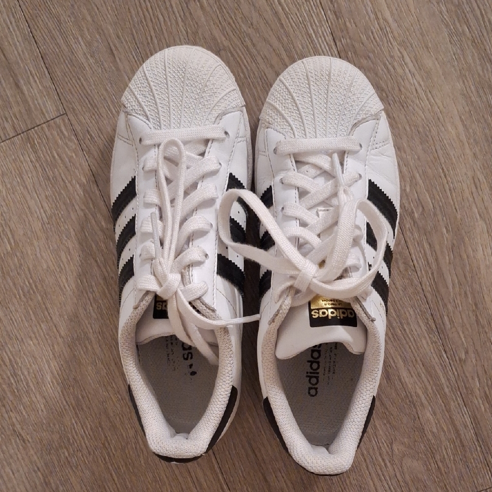 Adidas White and Black Sneakers